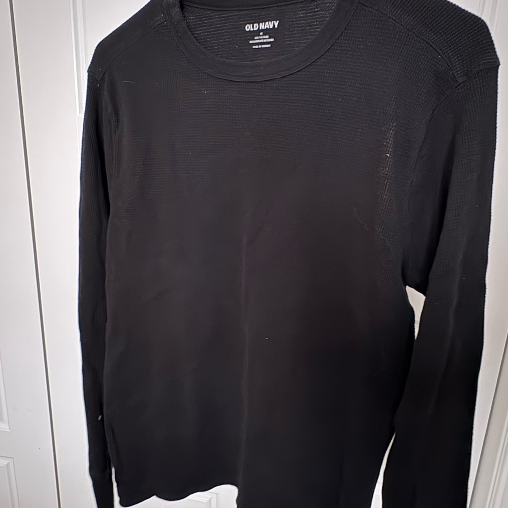 Old Navy Black Built-In Flex Shirt